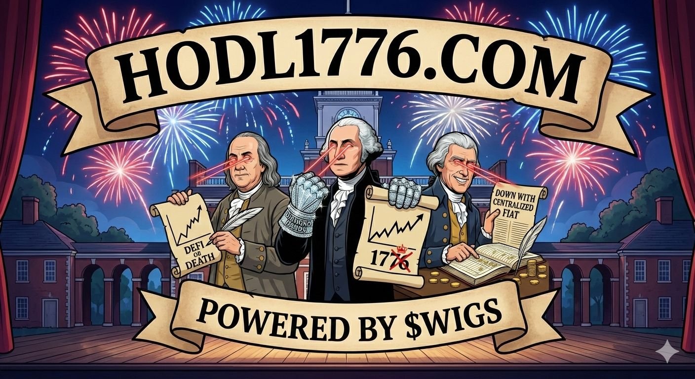 HODL1776.com - Powered by $WIGS